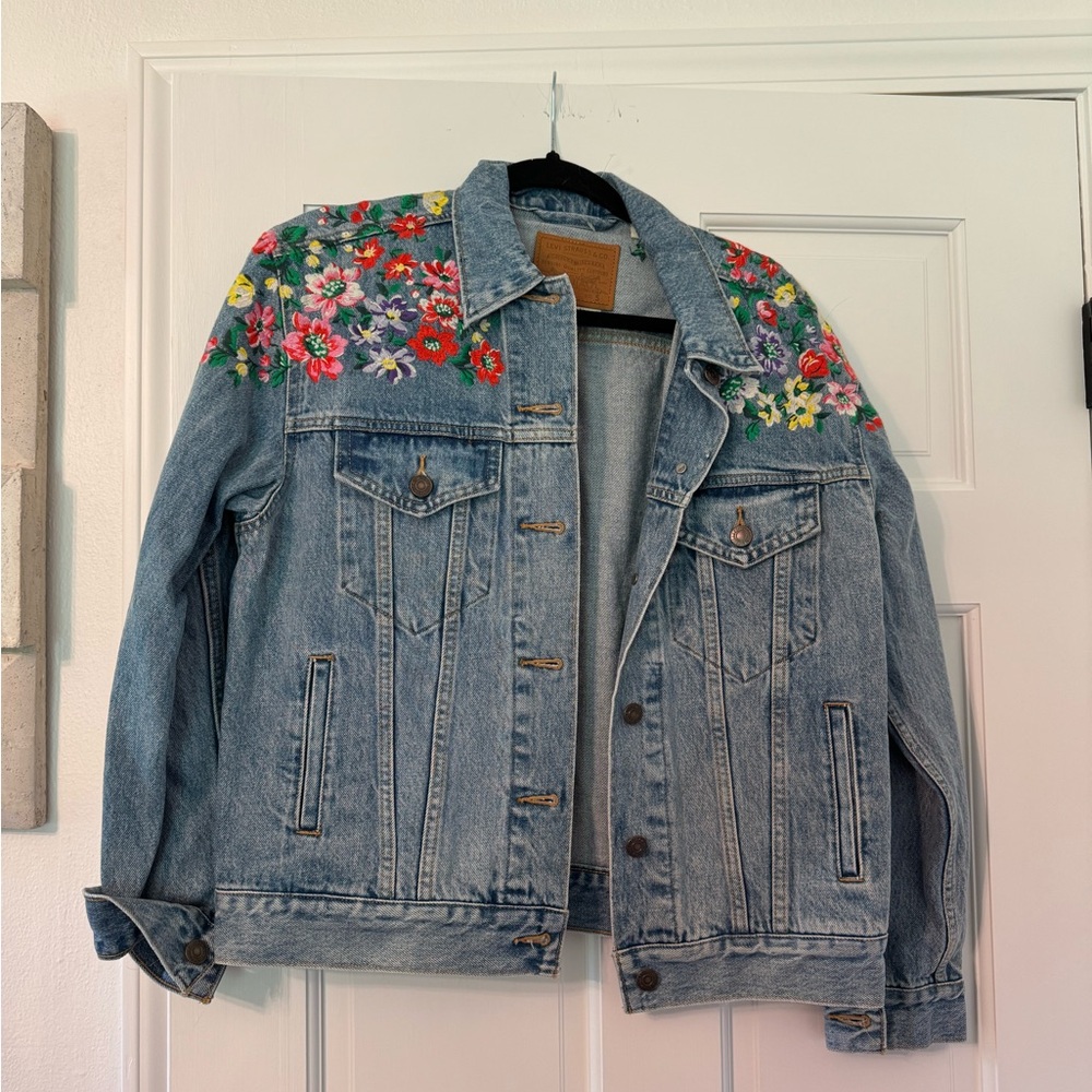 Levi flower Jean jacket